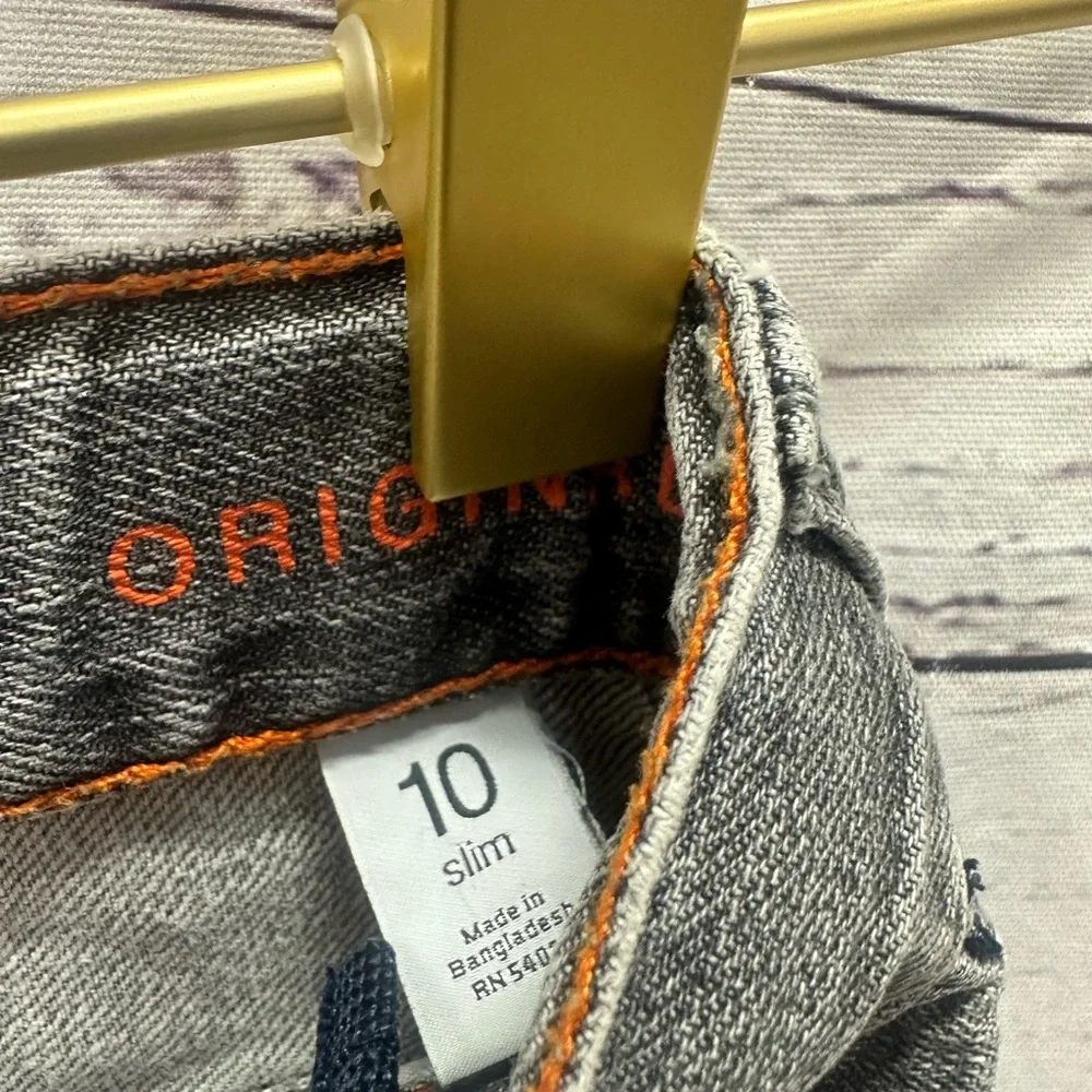 Gap Grey Slim Denim Jeans Size 10